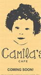 Mobile Screenshot of camilascafe.com
